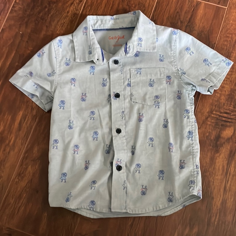 T-Rex button down